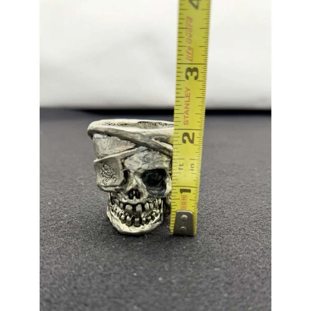 Vintage Pirate Pewter Shot Glass Fellowship Foundry USA